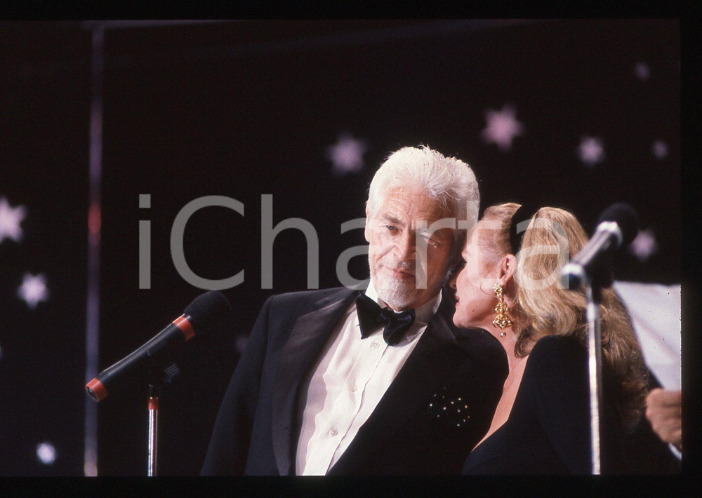 35mm vintage slide*1990 CAMPIONE D'ITALIA James COBURN Ursula ANDRESS 2
