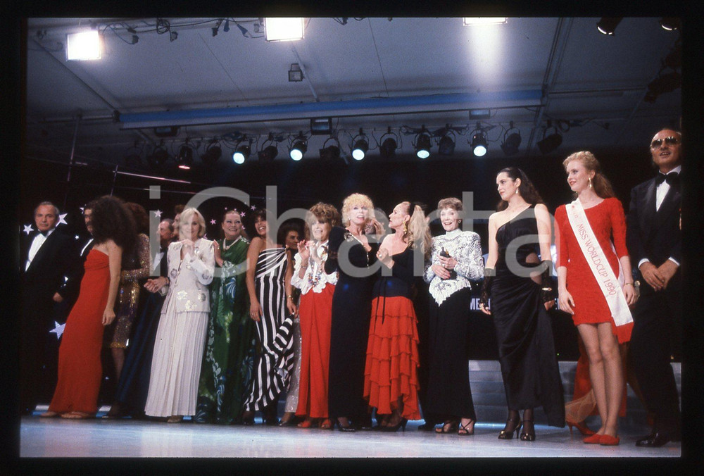 35mm vintage slide*1990 CAMPIONE D'ITALIA Ursula ANDRESS Elke SOMMER Ben GAZZARA