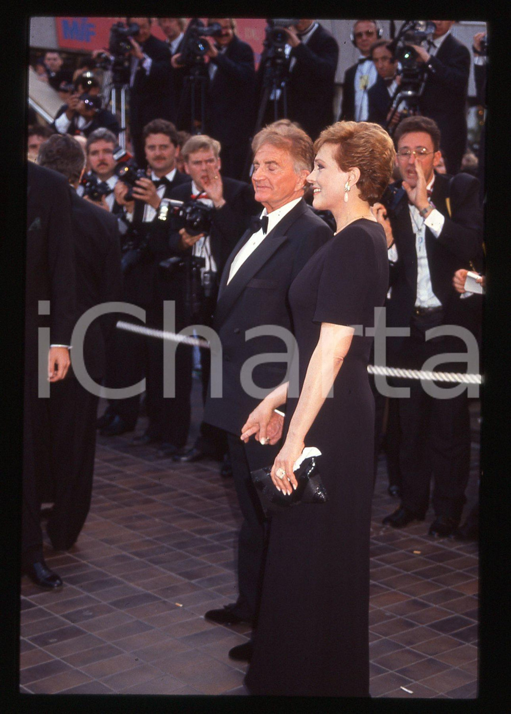 35mm vintage slide* 1992 CANNES Blake EDWARDS Julie ANDREWS Ritratto 3