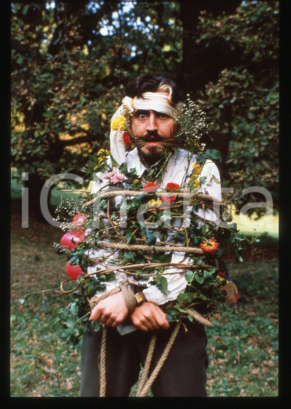 35mm vintage slide* 1988 MANIFESTO Alfred MOLINA in una scena del film 