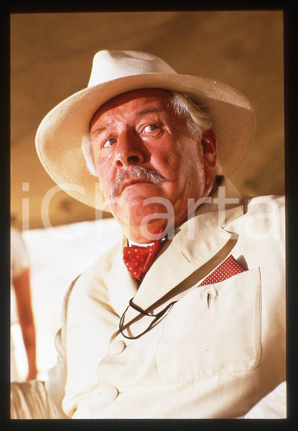 35mm vintage slide* 1988 APPOINTMENT WITH DEATH Peter USTINOV as Hercule POIROT