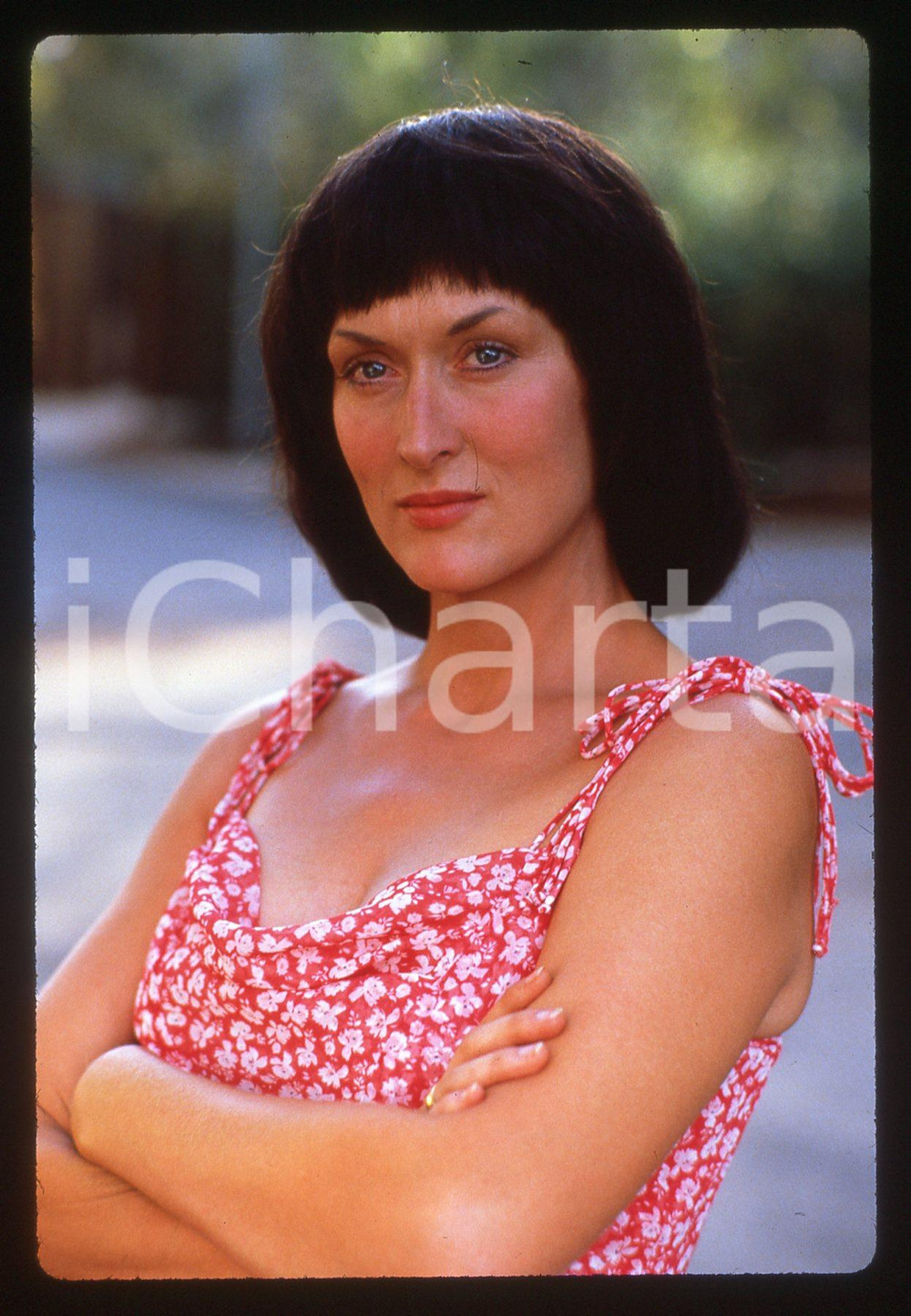 35mm vintage slide* 1988 EVIL ANGELS Meryl STREEP in una scena del film