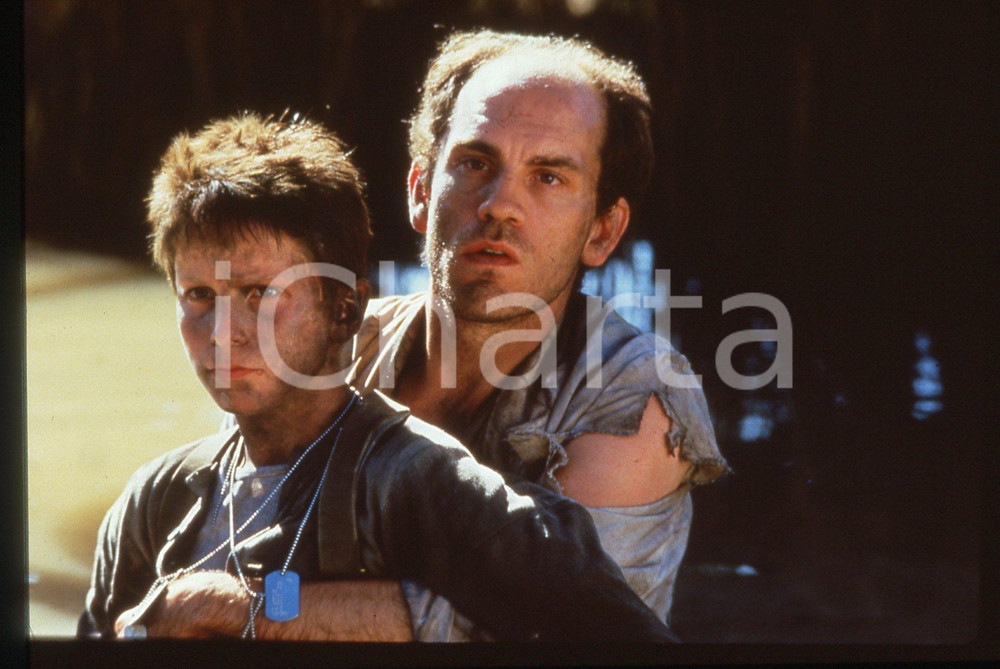 35mm vintage slide*1987 EMPIRE OF THE SUN  John MALKOVICH e Christian BALE 