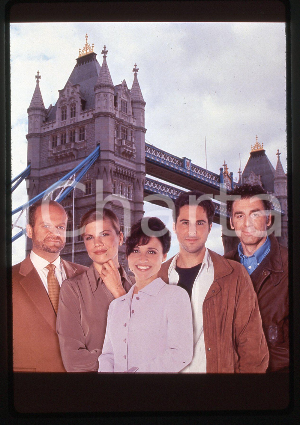 35mm vintage slide* 1996 LONDON SUITE Kelsey GRAMMER Michael RICHARDS (1)
