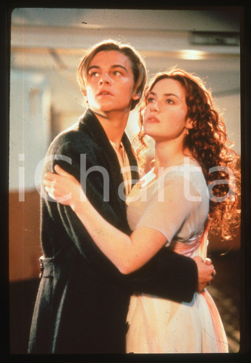 35mm vintage slide*1997 TITANIC Leonardo DiCAPRIO Kate WINSLET Scena del film 4
