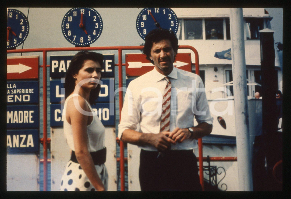 35mm vintage slide*1986 ROMANCE Luca BARBARESCHI Patrizia FACHINI nel film
