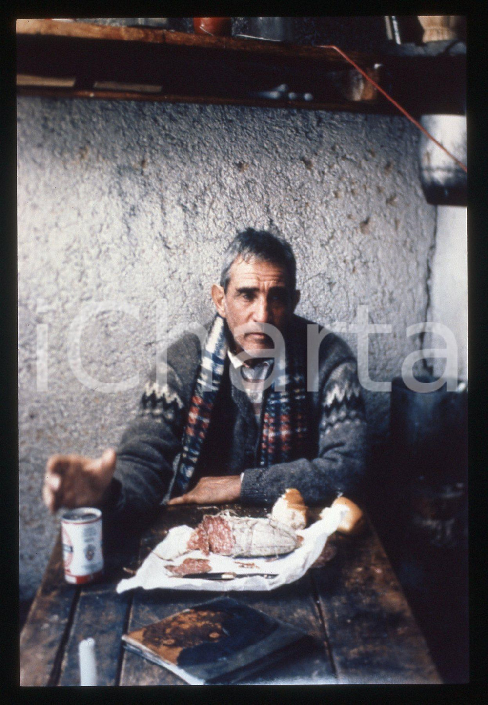 35mm vintage slide*1986 ROMANCE Walter CHIARI in una scena del film (3)