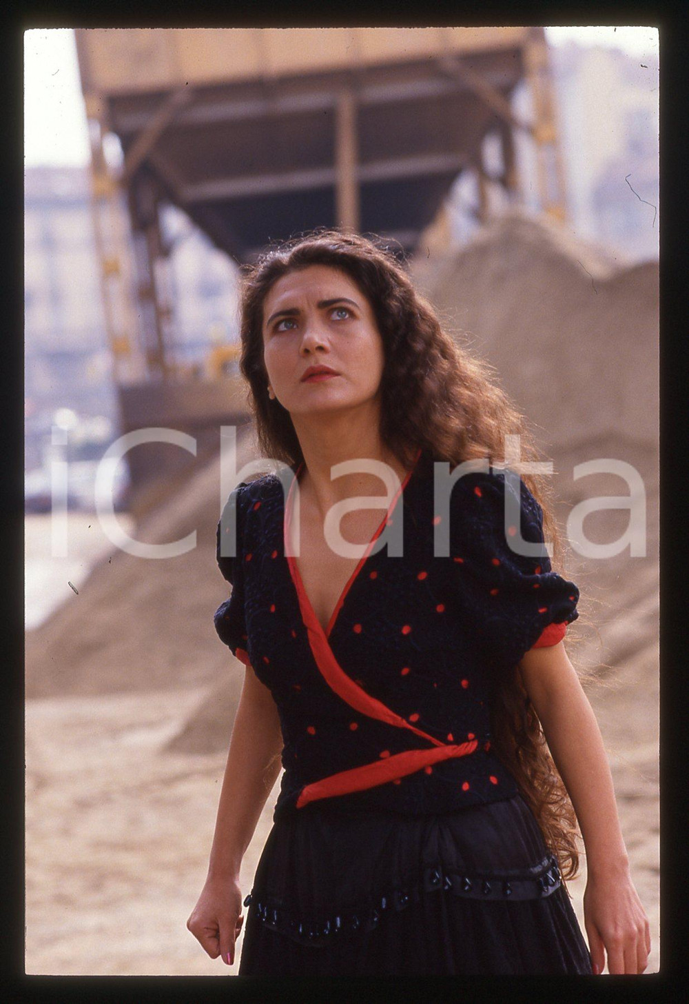 35mm vintage slide*1991 IL COMMISSARIO CORSO - NOTTE DI LUNA Rosa Di BRIGIDA