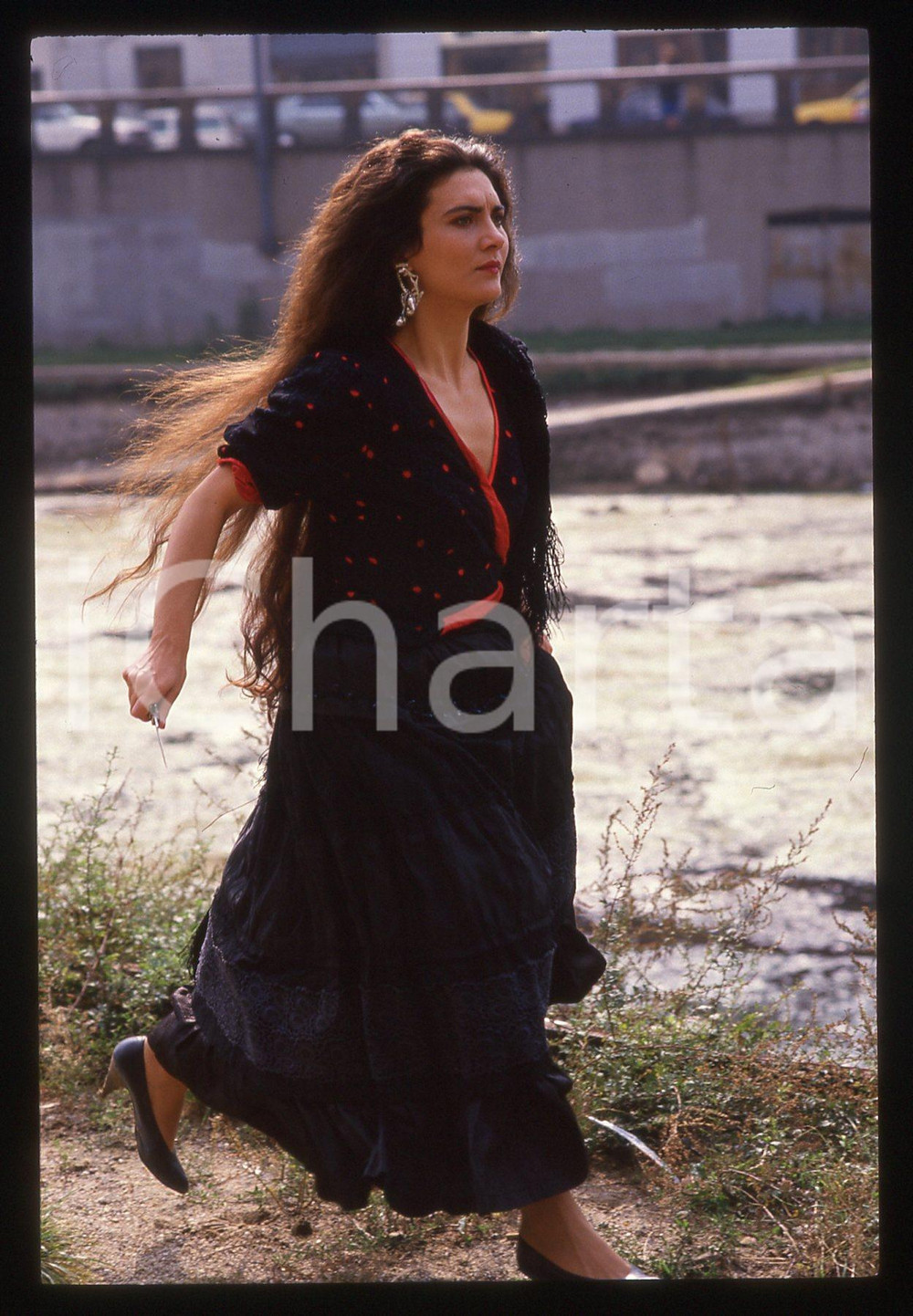 35mm vintage slide*1991 IL COMMISSARIO CORSO - NOTTE DI LUNA Rosa Di BRIGIDA 15