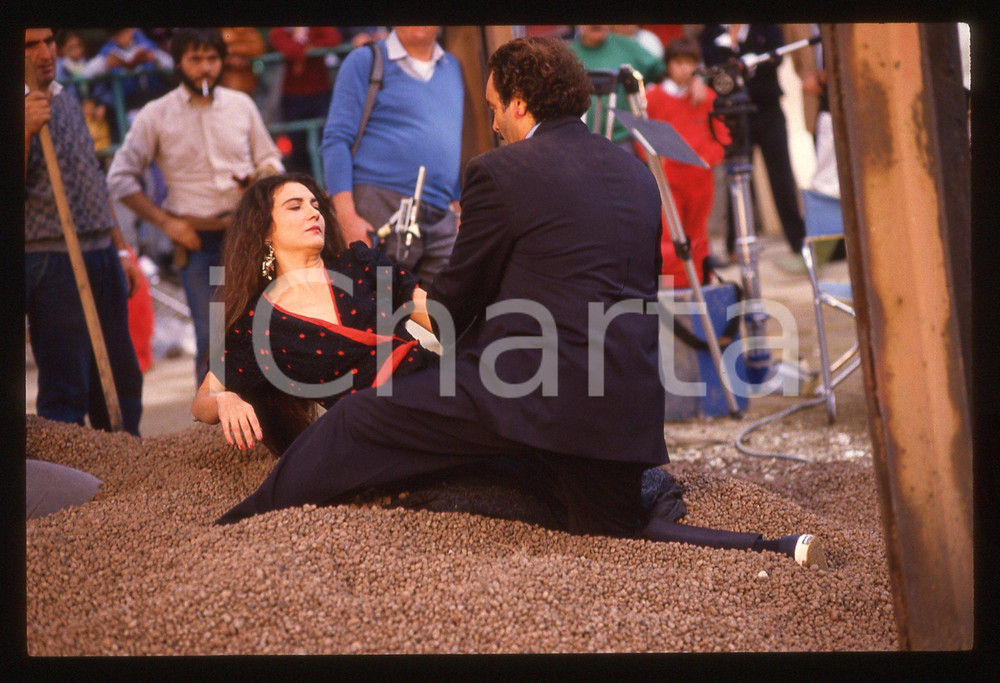 35mm vintage slide*1991 IL COMMISSARIO CORSO - NOTTE DI LUNA Diego ABATANTUONO 3