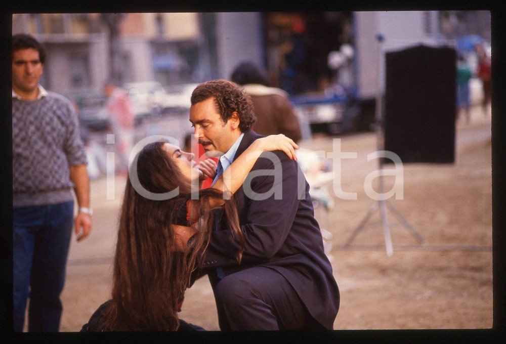 35mm vintage slide*1991 IL COMMISSARIO CORSO - NOTTE DI LUNA Diego ABATANTUONO 5