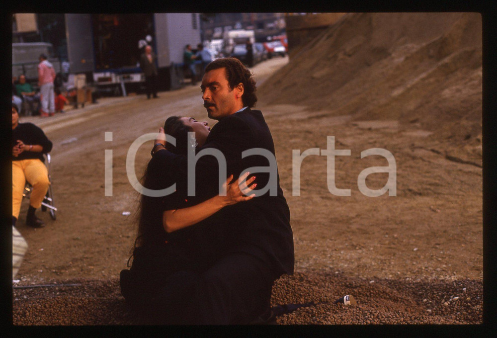 35mm vintage slide*1991 IL COMMISSARIO CORSO - NOTTE DI LUNA Diego ABATANTUONO 8