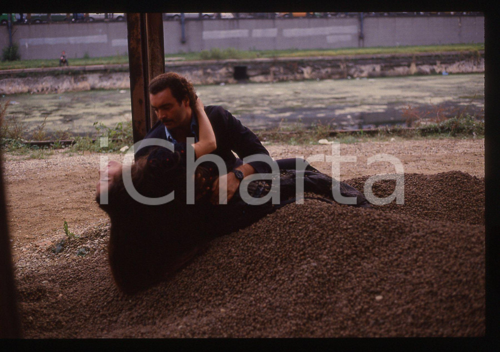 35mm vintage slide*1991 COMMISSARIO CORSO - NOTTE DI LUNA Diego ABATANTUONO 11