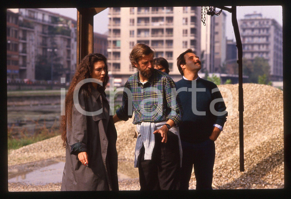 35mm vintage slide*1991 IL COMMISSARIO CORSO Rosa DI BRIGIDA Alberto SIRONI (2)