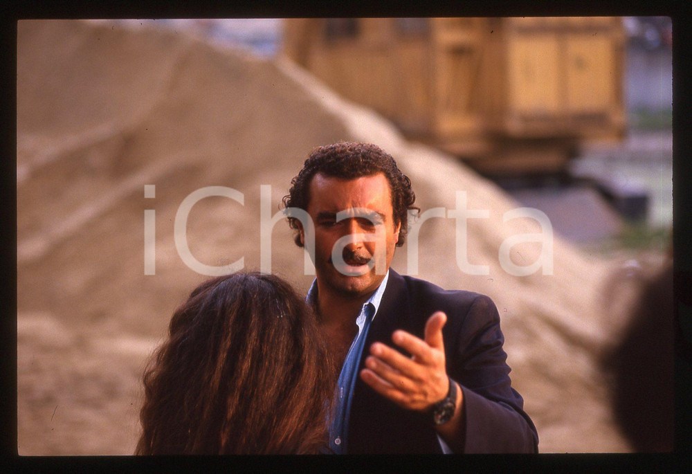 35mm vintage slide*1991 COMMISSARIO CORSO - NOTTE DI LUNA Diego ABATANTUONO 20