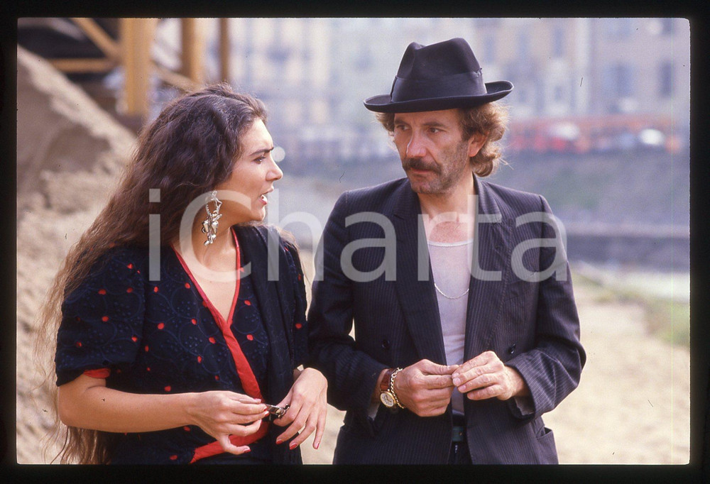 35mm vintage slide*1991 IL COMMISSARIO CORSO Nicola DI PINTO Rosa Di BRIGIDA