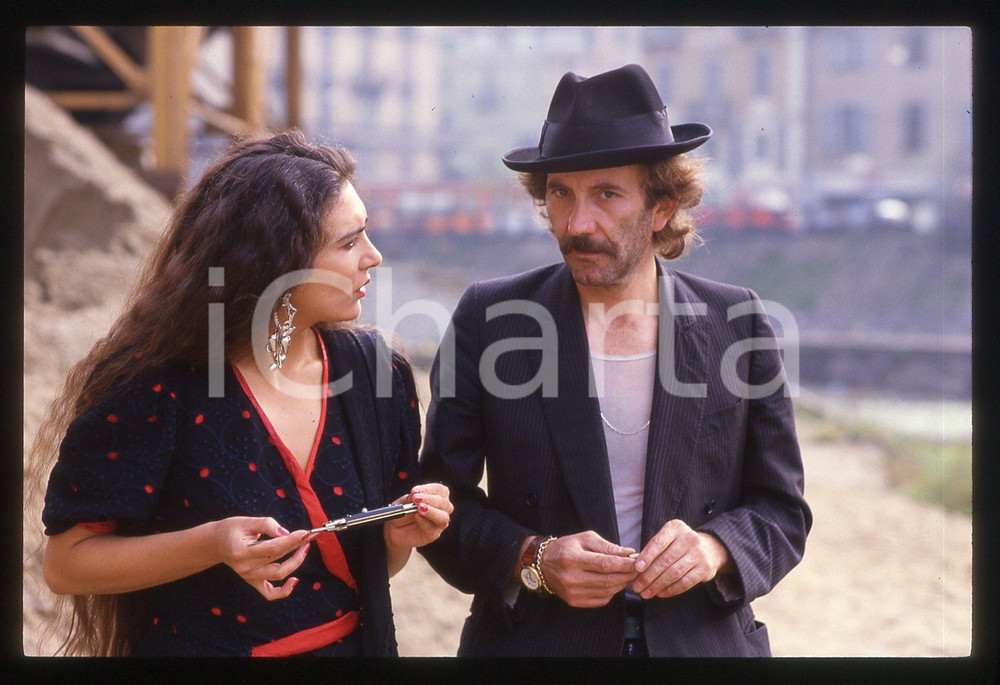 35mm vintage slide*1991 IL COMMISSARIO CORSO Nicola DI PINTO Rosa Di BRIGIDA 1