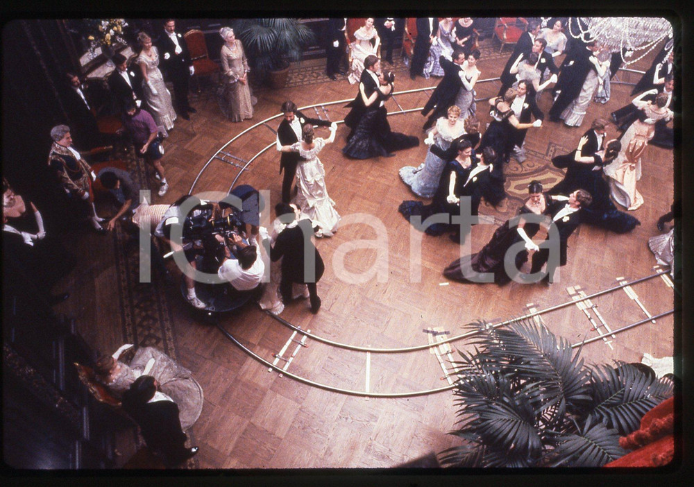 35mm vintage slide*1993 THE AGE OF INNOCENCE Riprese sul set del film *backstage