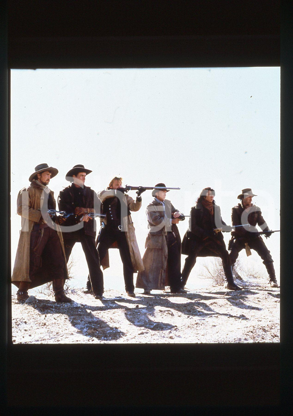 35mm vintage slide* 1988 YOUNG GUNS Kiefer SUTHERLAND con il cast 