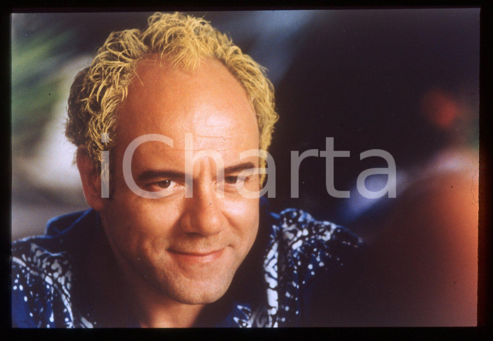 35mm vintage slide* 1998 GALLO CEDRONE Carlo VERDONE in una scena del film