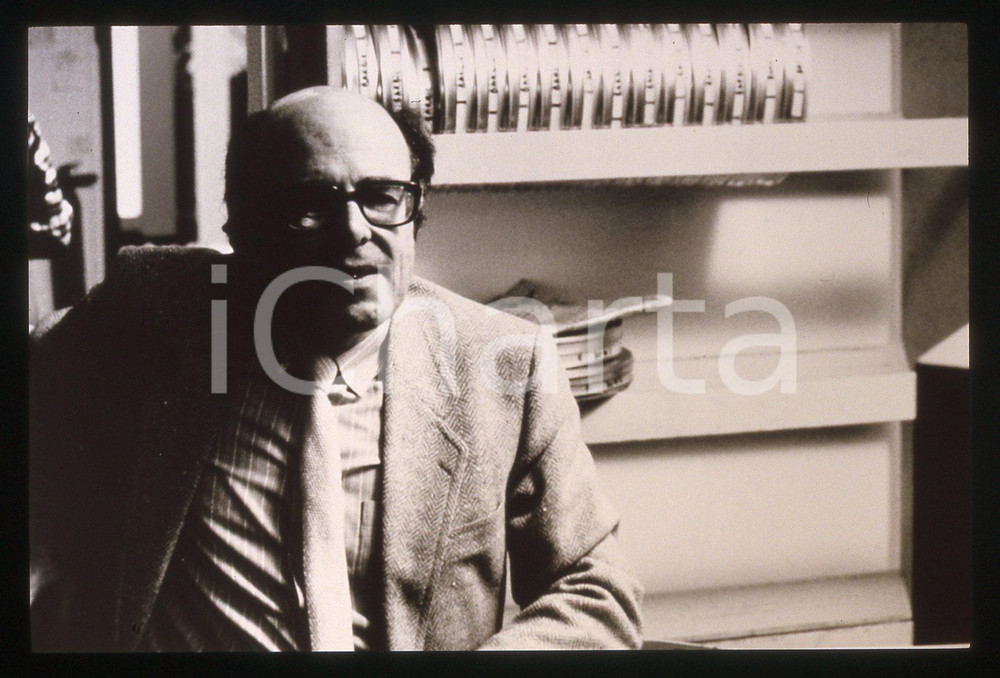 35mm vintage slide* 1988  HOTEL TERMINUS Marcel OPHULS Ritratto del regista