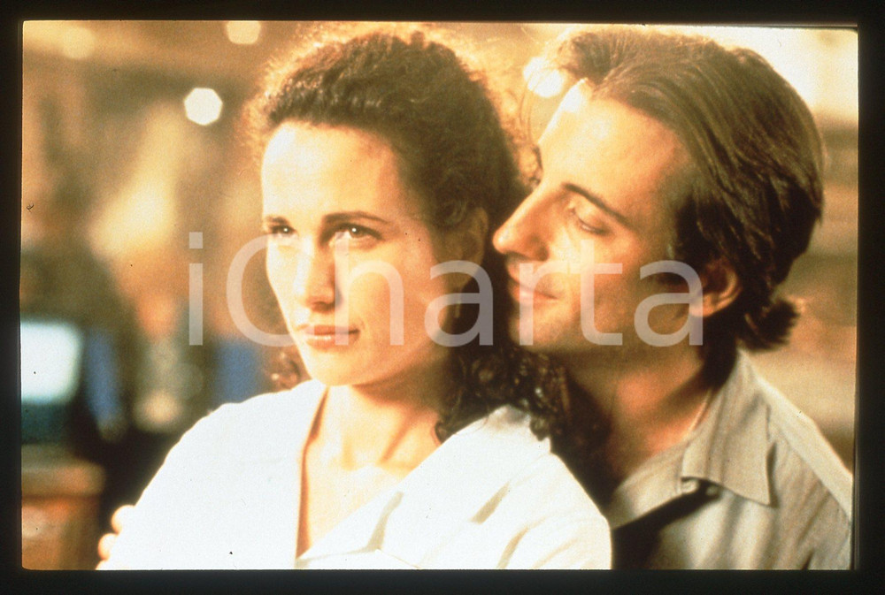 35mm vintage slide*1998 GARY & LINDA Andie MacDOWELL Andy GARCIA Scena del film