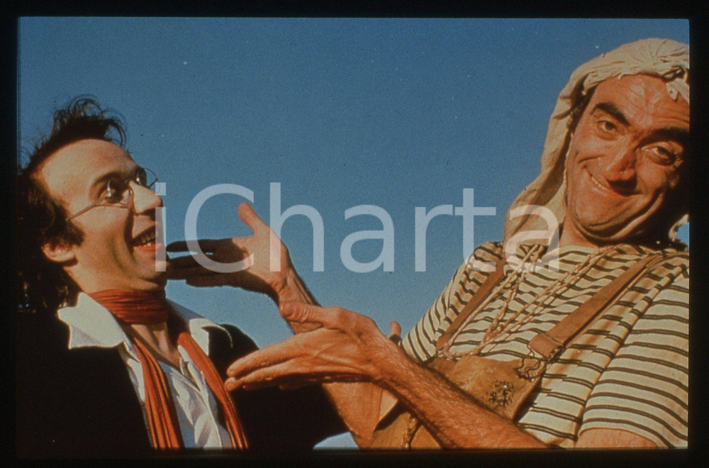 Fotografia d epoca originale 35mm vintage slide1990 LA VOCE DELLA LUNA Roberto BENIGNI in una scena del film 1