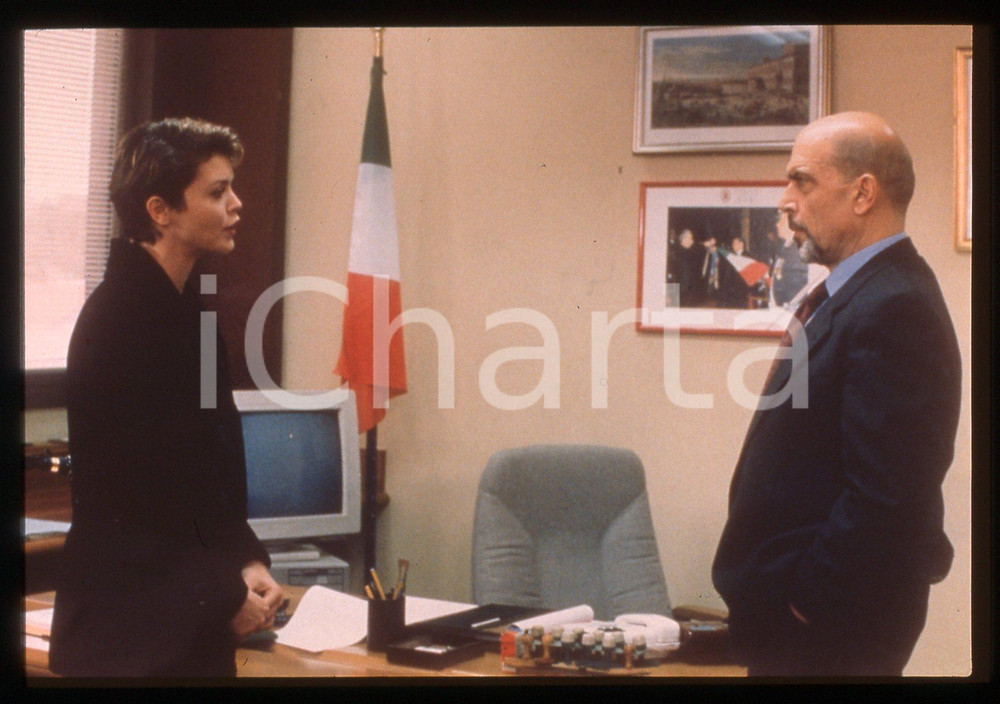 35mm vintage slide*1998 LUI E LEI Vittoria BELVEDERE Orso Maria GUERRINI