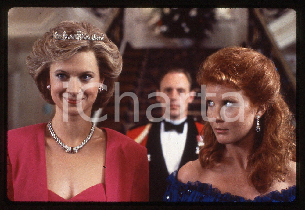 35mm vintage slide* 1992 FERGIE & ANDREW Pippa HINCHLEY Edita BRYCHTA nel film