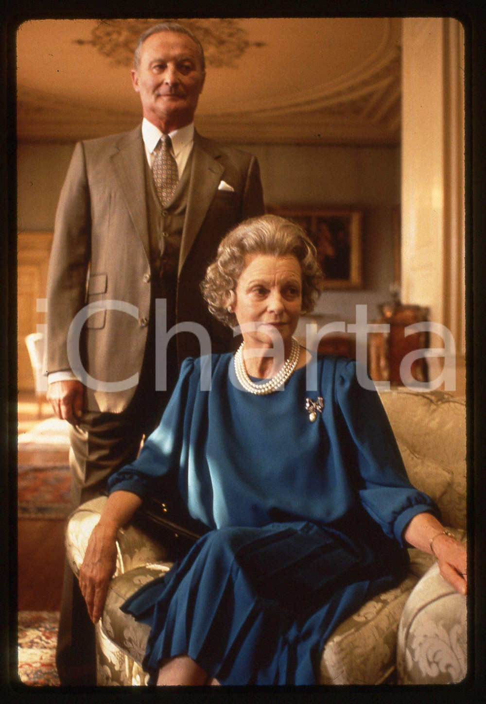 35mm vintage slide* 1992 FERGIE & ANDREW Iris RUSSEL Peter CELLIER Ritratto 