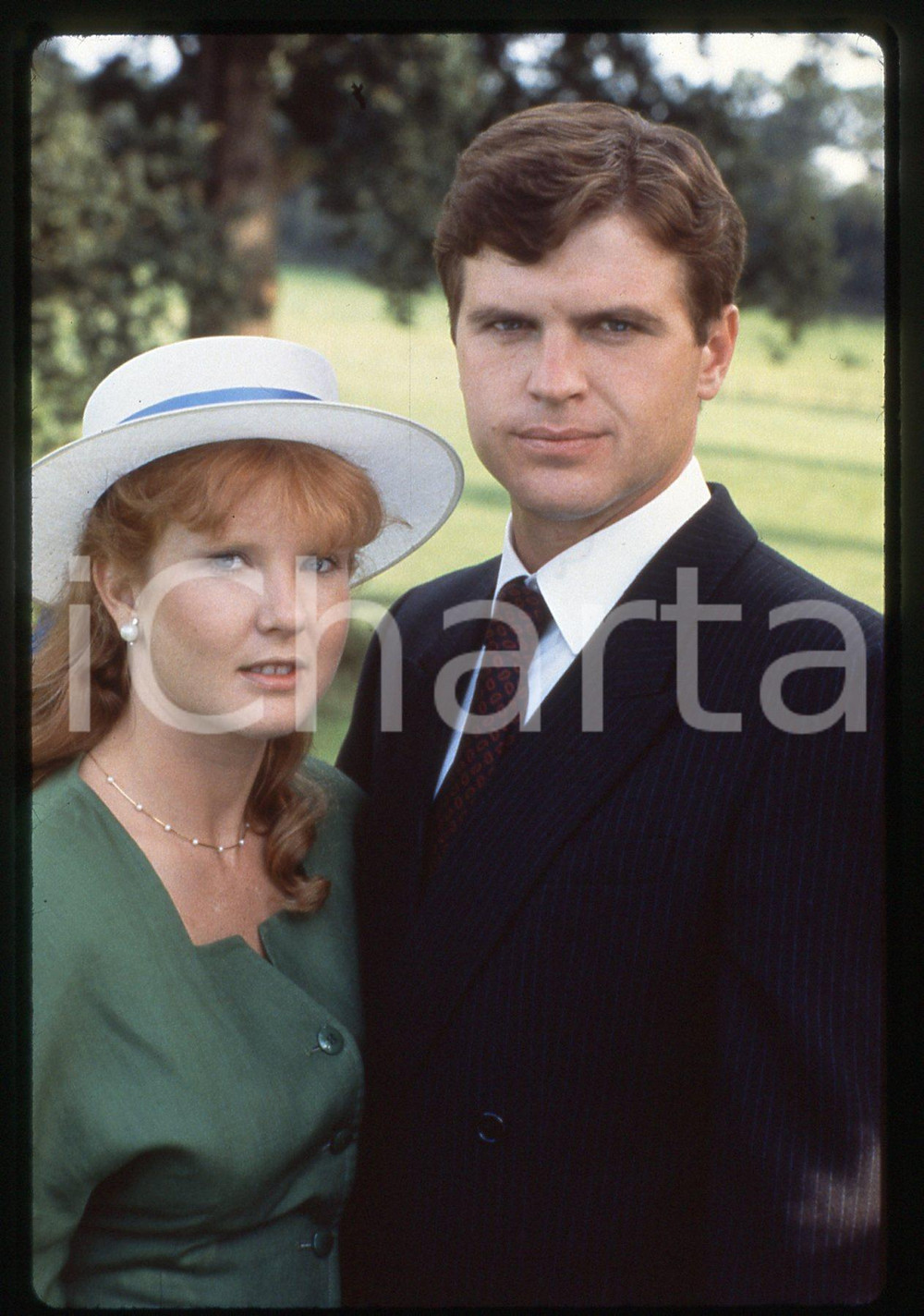 35mm vintage slide*1992 FERGIE & ANDREW Pippa HINCHLEY Sam MILLER Ritratto