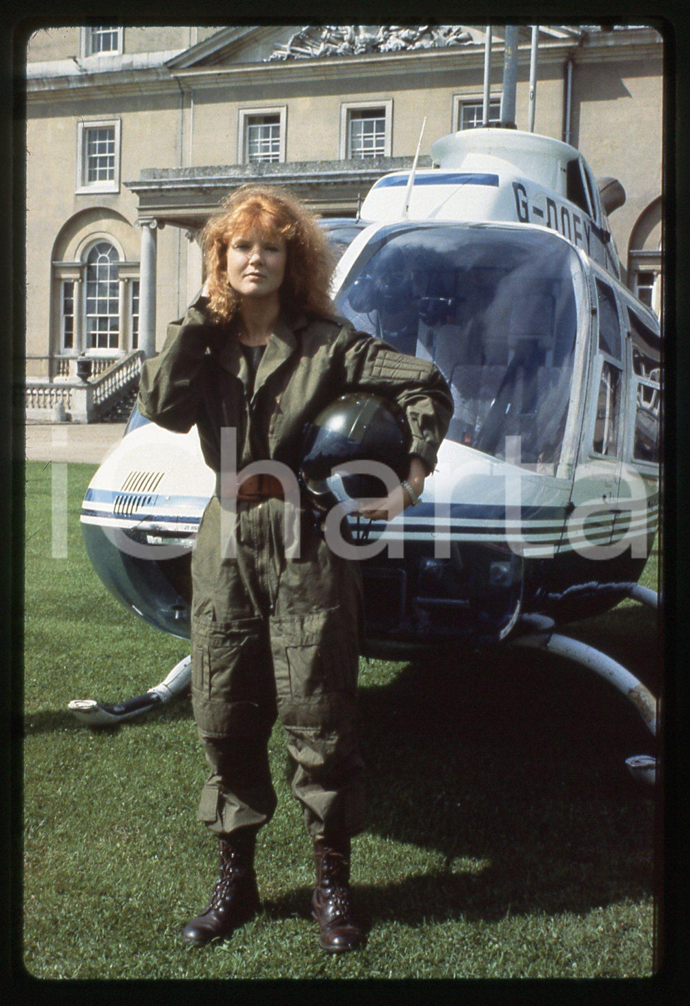 35mm vintage slide*1992 FERGIE & ANDREW Pippa HINCHLEY as Sarah FERGUSON (2)