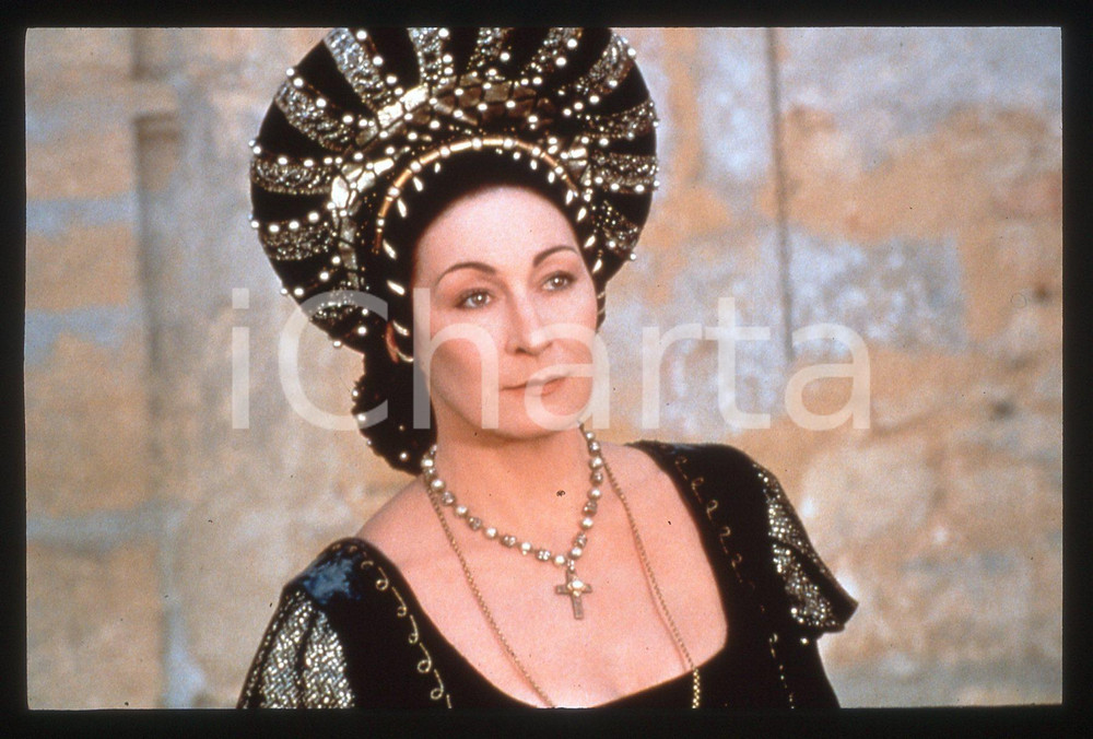 35mm vintage slide* 1998 EVER AFTER Anjelica HUSTON Ritratto dell'attrice