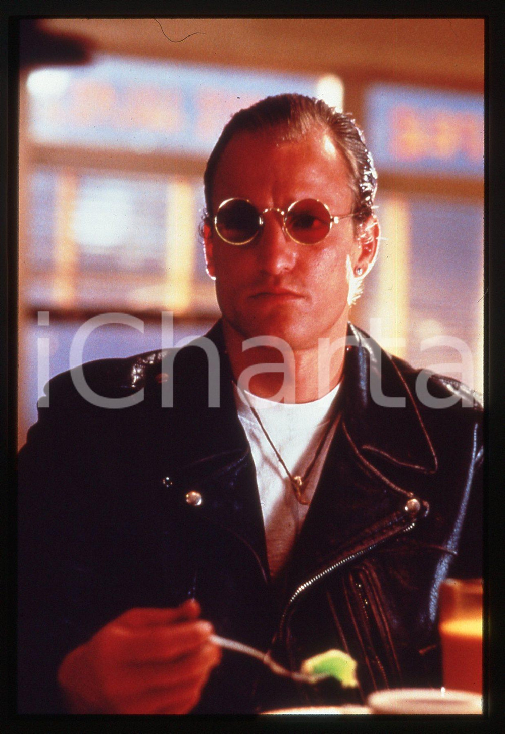 35mm vintage slide*1994 NATURAL BORN KILLERS Woody HARRELSON Una scena del film