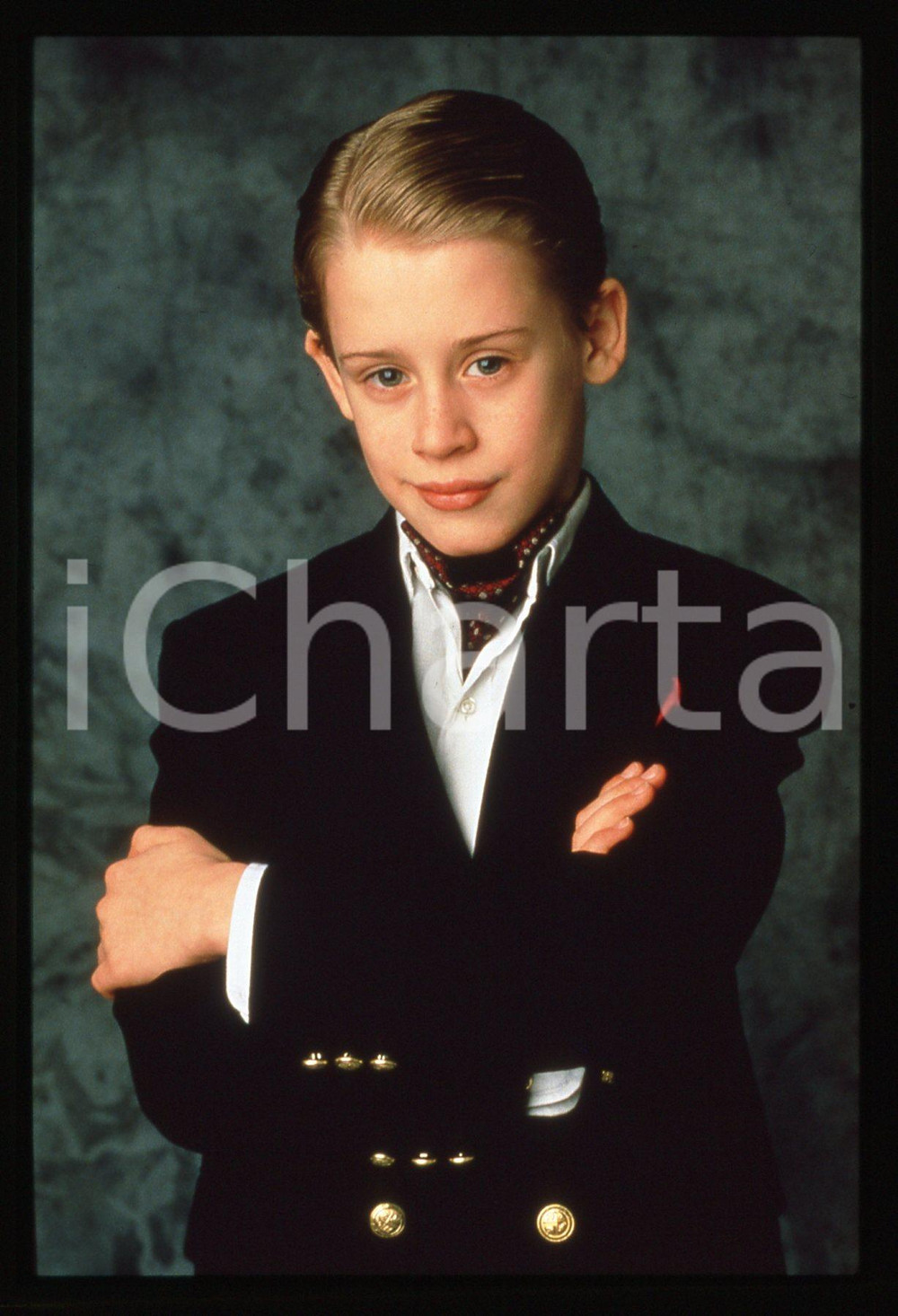 35mm vintage slide*1994 RICHIE RICH Macaulay CULKIN Ritratto dell'attore (1)