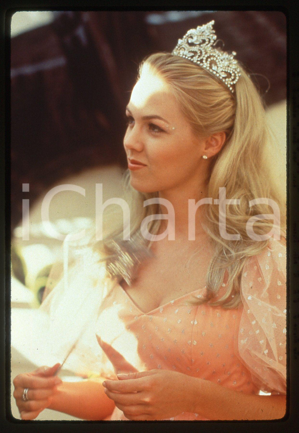 35mm vintage slide*1990 ca BEVERLY HILLS 90210 Jennie GARTH Ritratto
