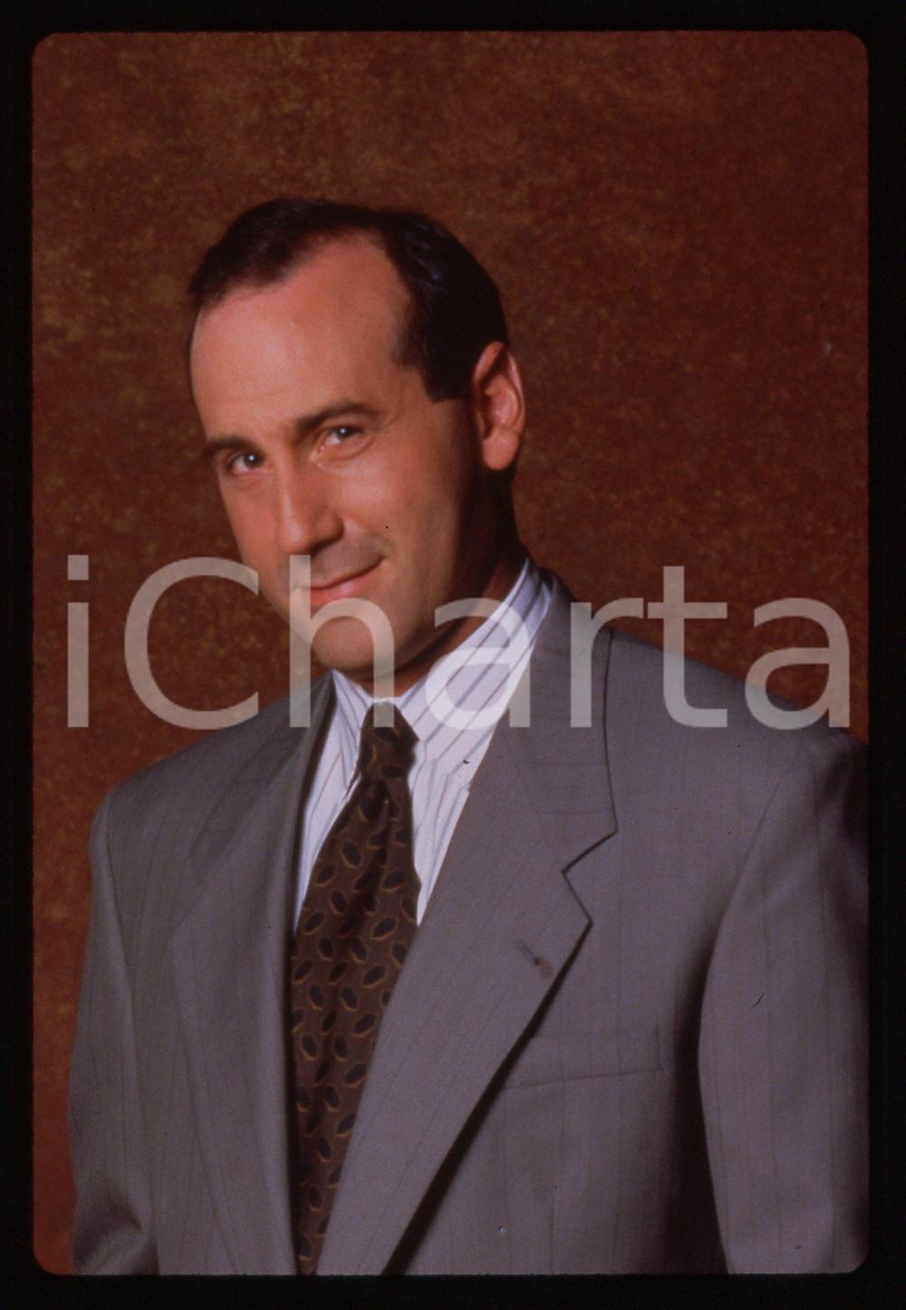 35mm vintage slide*1990 ca BEVERLY HILLS 90210 James ECKHOUSE Ritratto