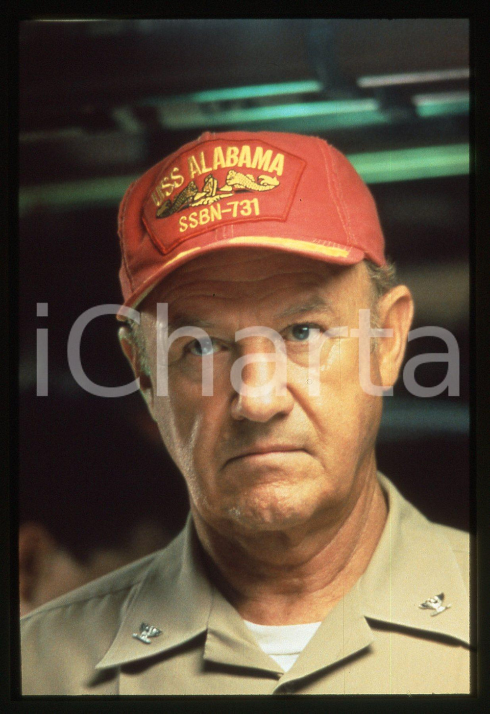 35mm vintage slide*1995 CRIMSON TIDE Gene HACKMAN Ritratto dell'attore