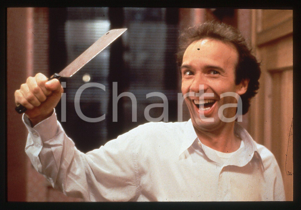 35mm vintage slide*1994 IL MOSTRO Roberto BENIGNI in una scena del film