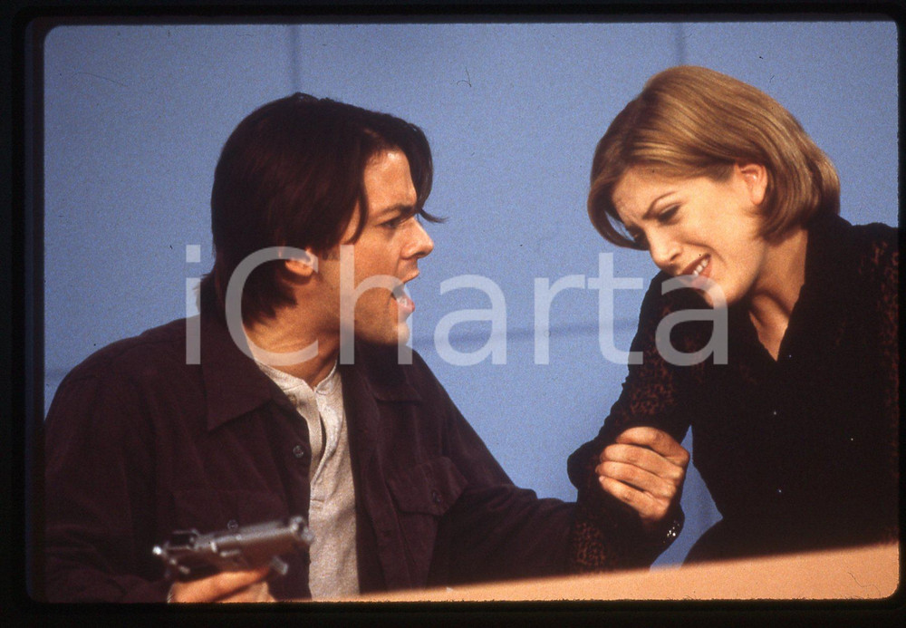 35mm vintage slide*1990 ca BEVERLY HILLS 90210 Tori SPELLING Trevor EDMOND 