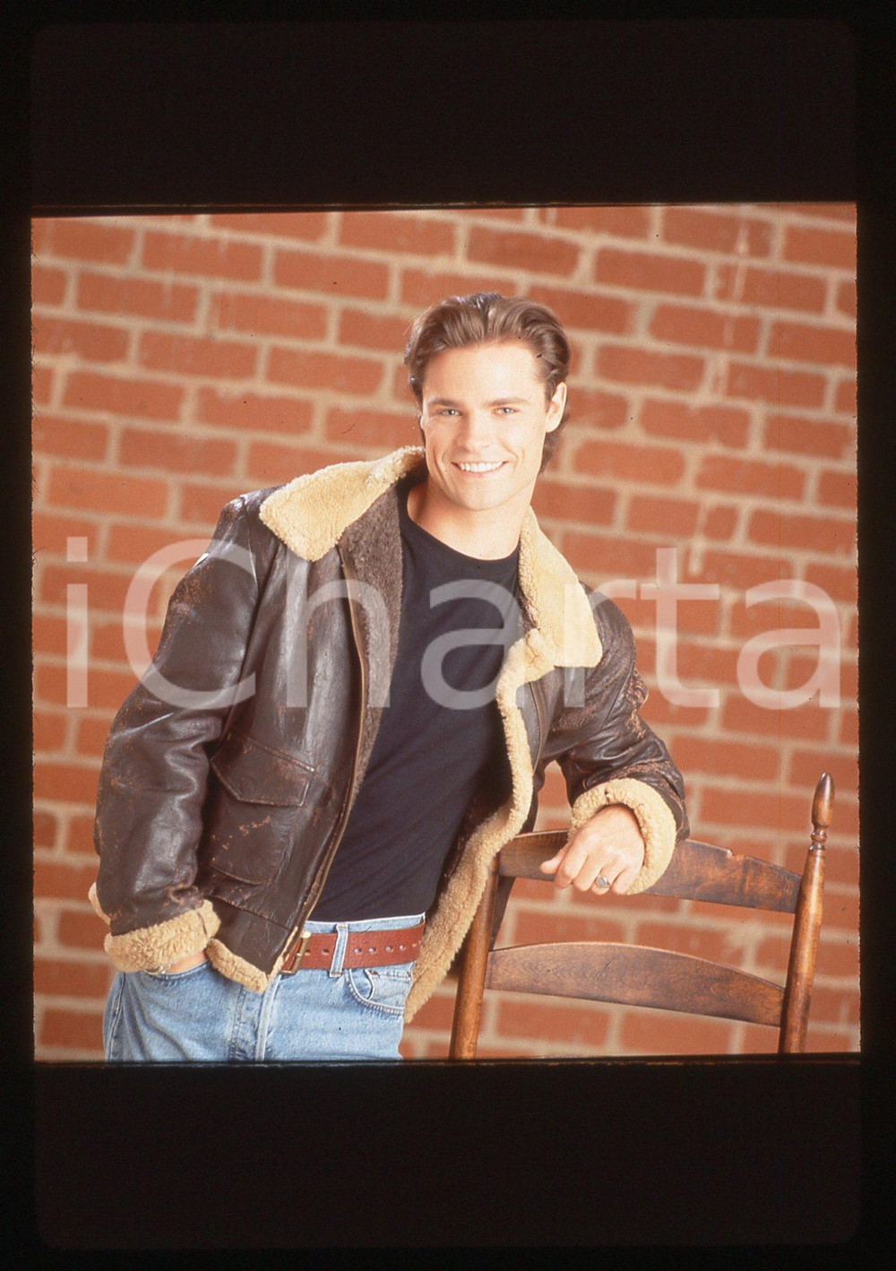 35mm vintage slide*1995ca BEAUTIFUL Soap Opera - Dylan NEAL Ritratto dell'attore