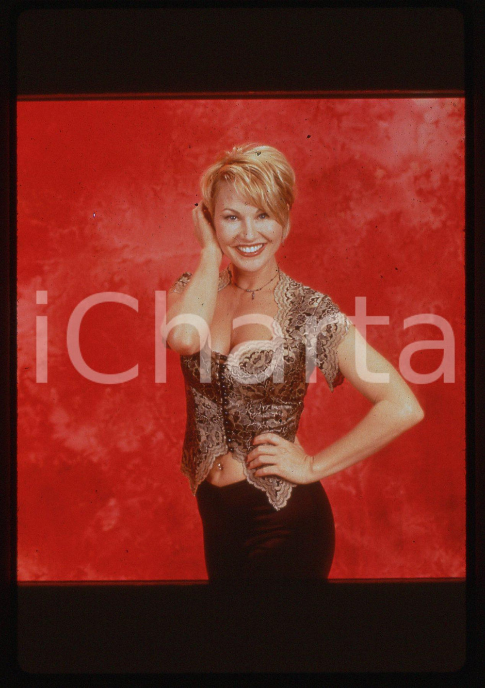 35mm vintage slide*2000ca BEAUTIFUL Soap Opera - Schae HARRISON Ritratto 