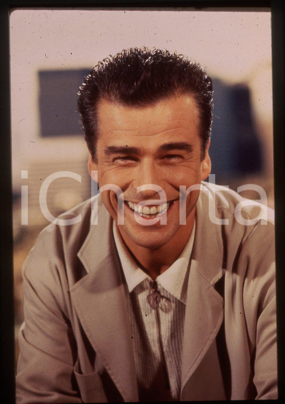 35mm vintage slide*2000ca BEAUTIFUL Soap Opera Ian BUCHANAN Ritratto dell'attore