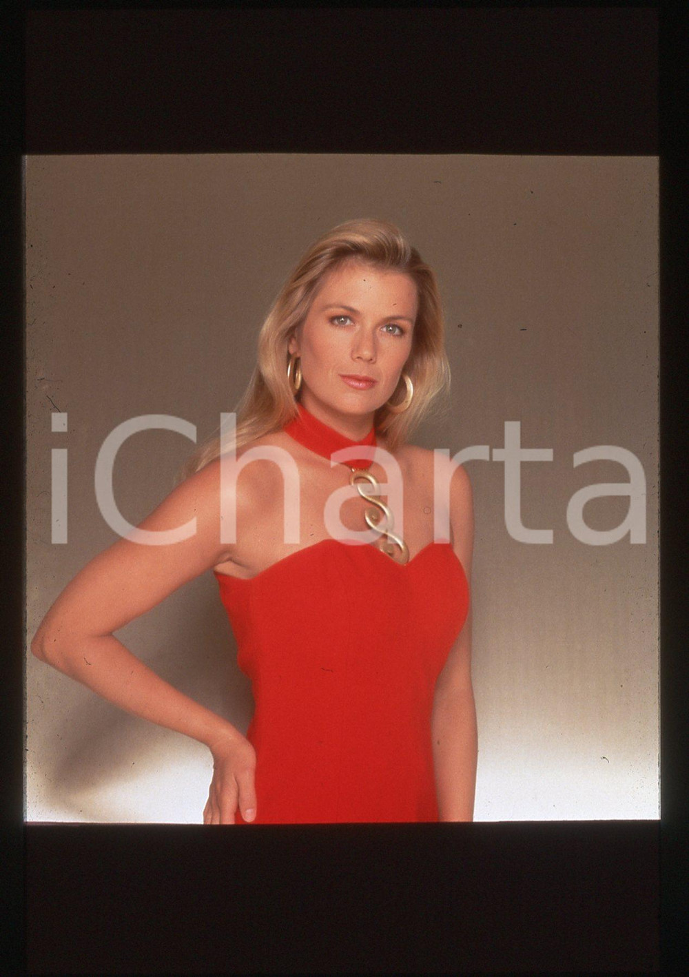 35mm vintage slide*1990ca BEAUTIFUL Soap Opera - Katherine Kelly LANG Ritratto