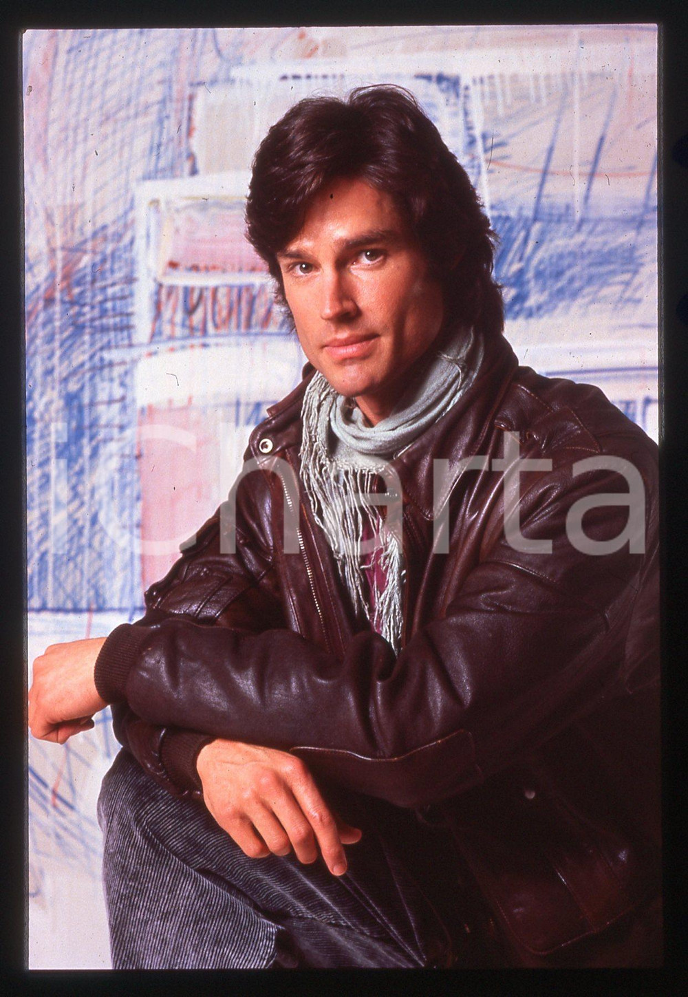 35mm vintage slide*1990ca BEAUTIFUL Soap Opera - Ronn MOSS Ritratto dell'attore*