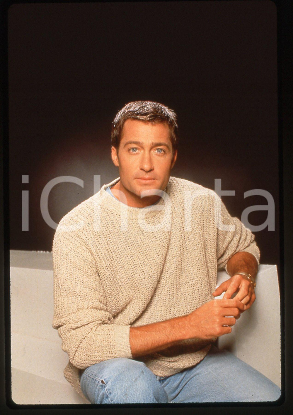35mm vintage slide*1995ca BEAUTIFUL Soap Opera - Charles GRANT Ritratto