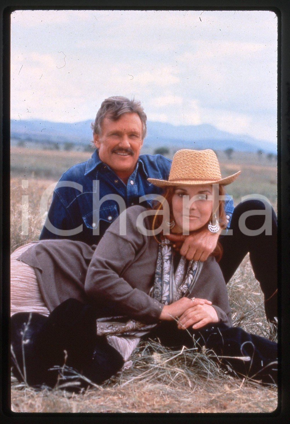 35mm vintage slide* 1996 BLUE RODEO - Ann-MARGRET Kris KRISTOFFERSON Ritratto 
