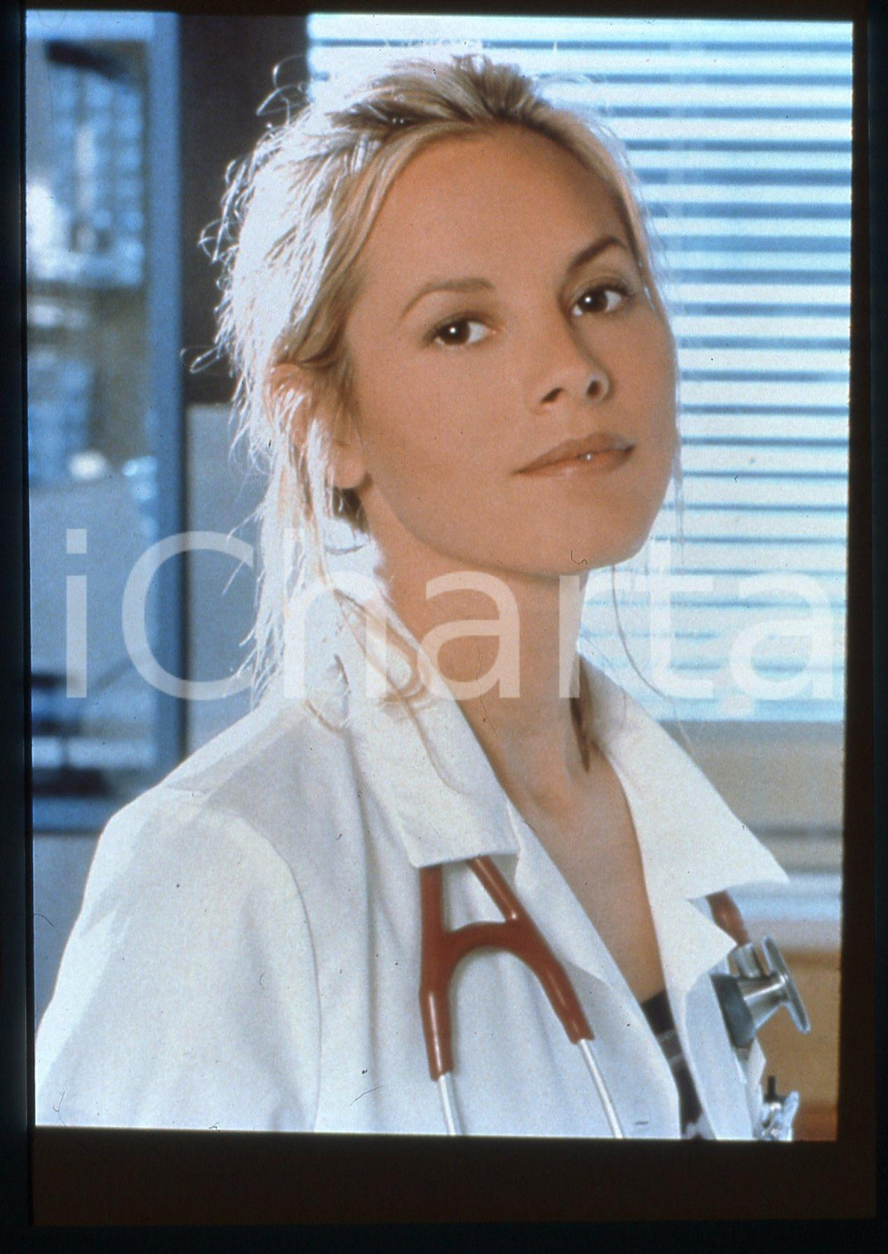 35mm vintage slide* 1995 ca E.R. - Maria BELLO Ritratto dell'attrice