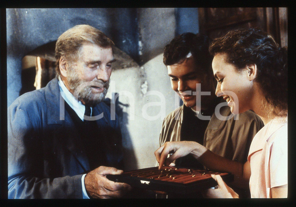 35mm vintage slide*1988 LA BOTTEGA DELL'OREFICE Burt LANCASTER Scena del film 5