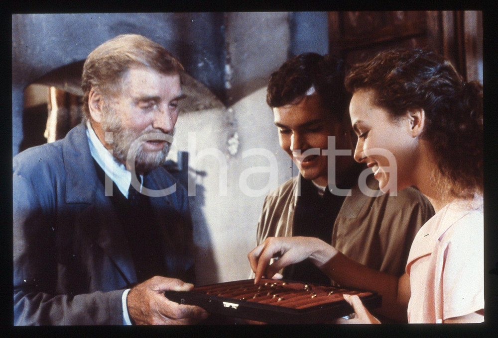 35mm vintage slide*1988 LA BOTTEGA DELL'OREFICE Burt LANCASTER Melora HARDIN 6